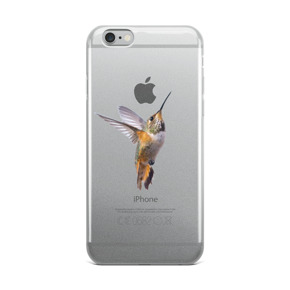 Hummingbird Print iPhone Case