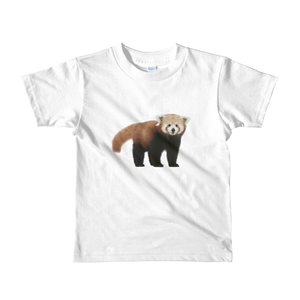 Red-Panda Print Short sleeve kids t-shirt