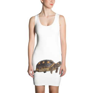 Tortoise Print Sublimation Cut & Sew Dress