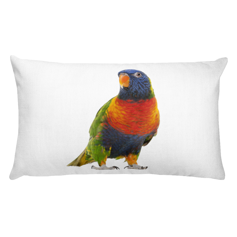 Parrot Print Rectangular Pillow