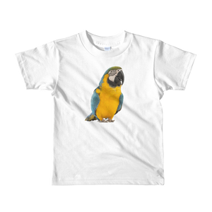 Macaw Print Short sleeve kids t-shirt