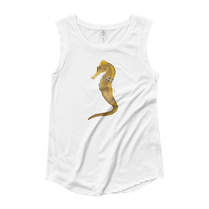 Seahorse Ladies‰۪ Cap Sleeve T-Shirt