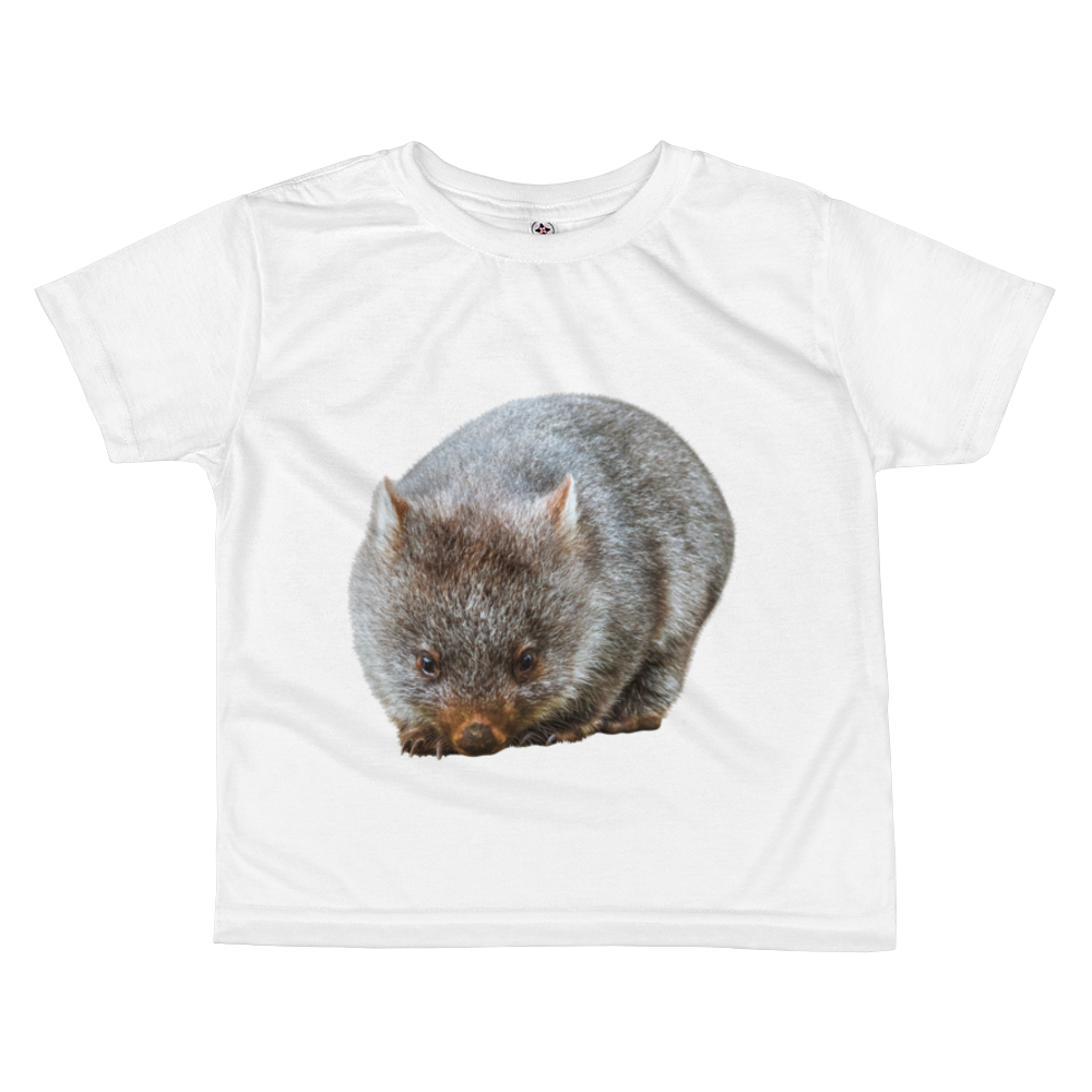 Wombat Print All-over kids sublimation T-shirt