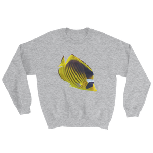 Butterfly-Fish Print Sweatshirt