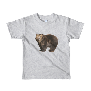 Brown-Bear- Print Short sleeve kids t-shirt