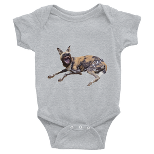 African-Wild-Dog Print Infant Bodysuit