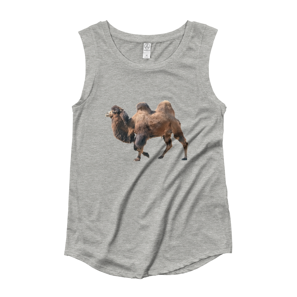 Bactrian-Camel Ladies‰۪ Cap Sleeve T-Shirt