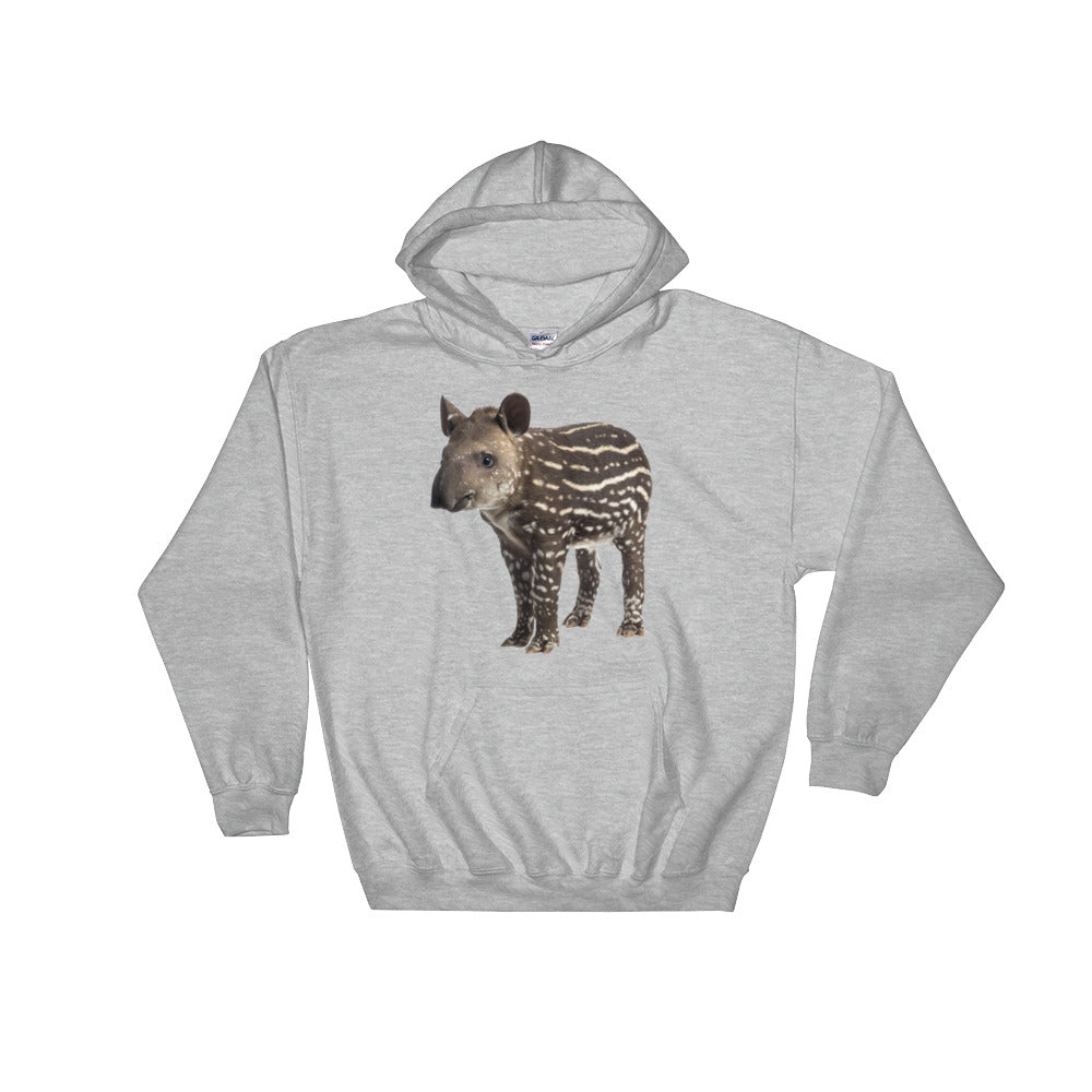 Tapir- Print Hooded Sweatshirt