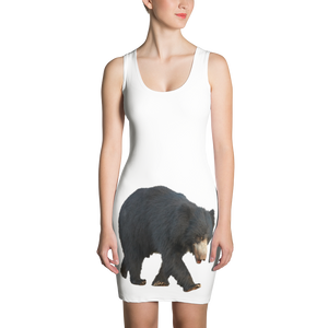 Sloth-Bear Print Sublimation Cut & Sew Dress