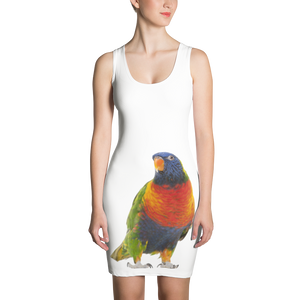 Parrot- Print Sublimation Cut & Sew Dress