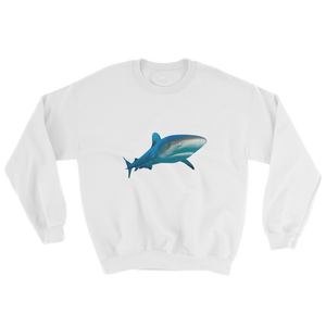 Great-White-Shark Print Sweatshirt