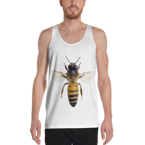 Honey Bee Print Unisex Tank Top