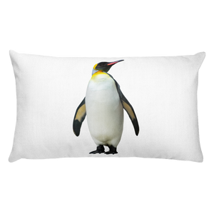 Emperor-Penguin print Rectangular Pillow