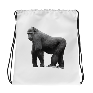 Gorilla Print Drawstring bag