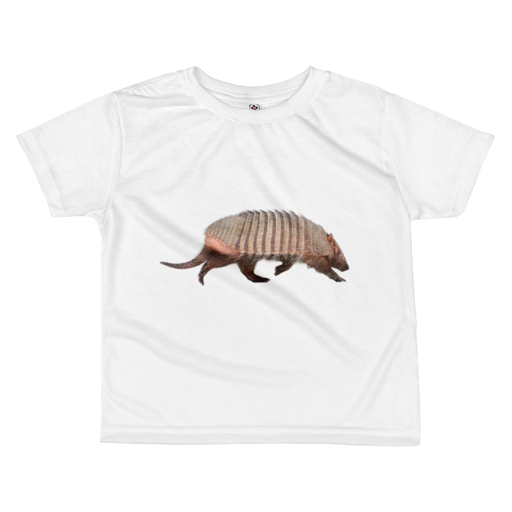 Armadillo Print All-over kids sublimation T-shirt