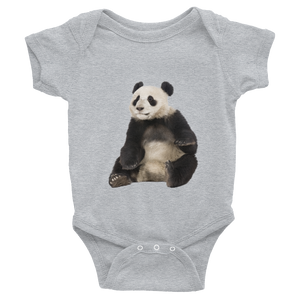 Giant-Panda Print Infant Bodysuit
