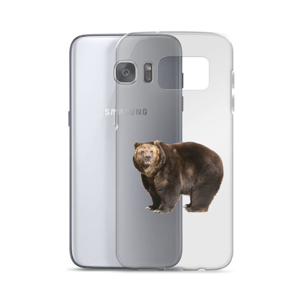 Brown-Bear Print Samsung Case