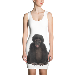 Bonobo Print Sublimation Cut & Sew Dress