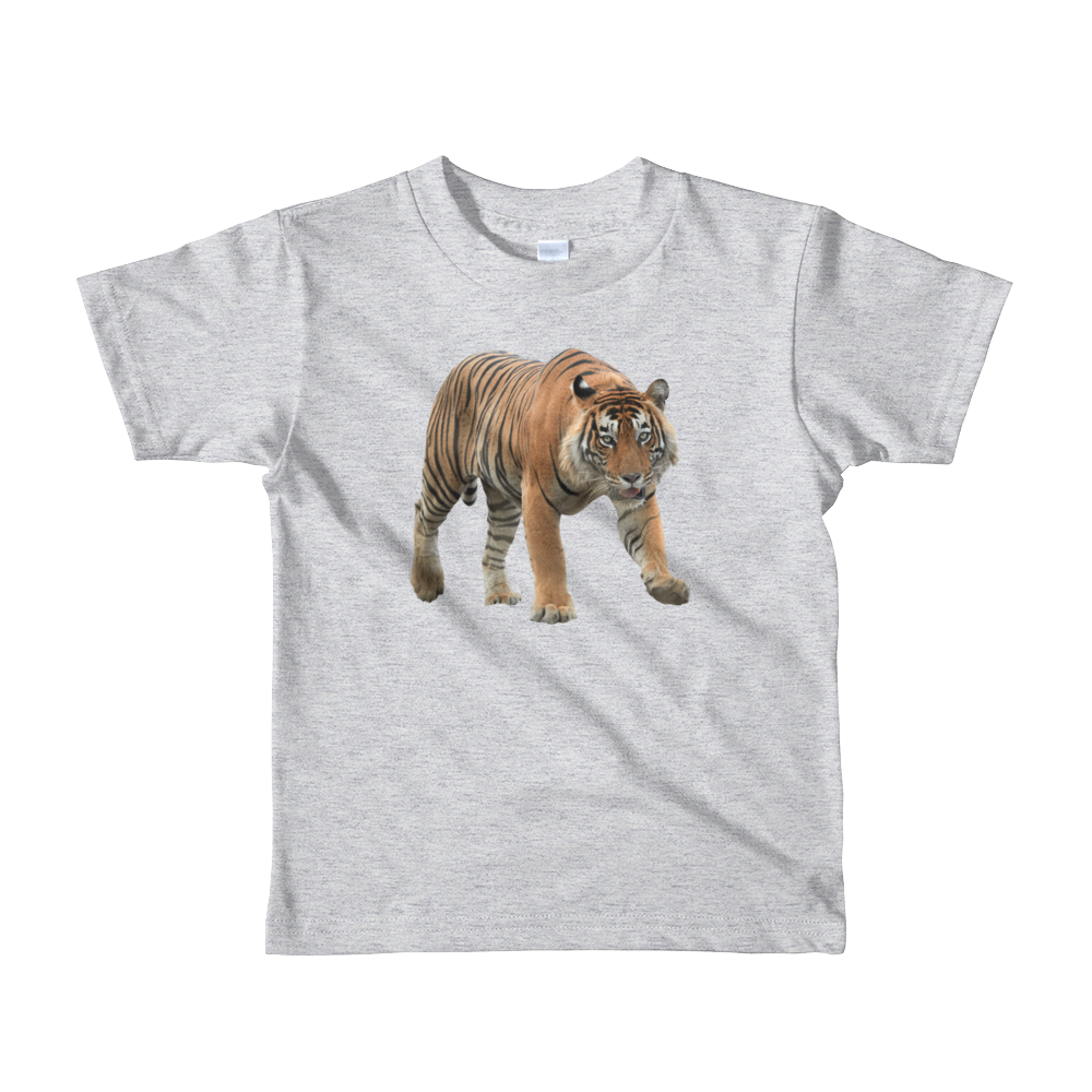 Bengal-Tiger Print Short sleeve kids t-shirt