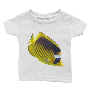 Butterfly-Fish- Print Infant Tee