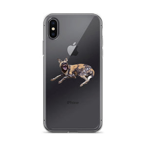 African-Wild-Dog Print iPhone Case