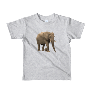 African-Forrest-Elephant Print Short sleeve kids t-shirt