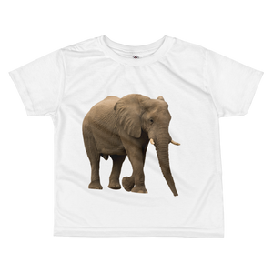 African-Forrest-Elephant Print All-over kids sublimation T-shirt