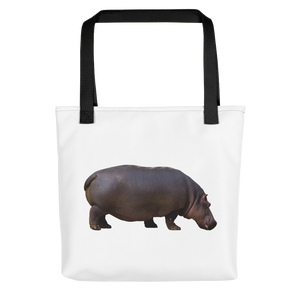 Hippopotamus Print Tote bag