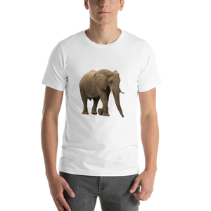 Elephant Print Short-Sleeve Unisex T-Shirt