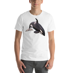 Killer Whale Print Short-Sleeve Unisex T-Shirt