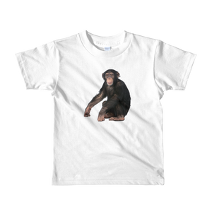 Chimpanzee Print Short sleeve kids t-shirt
