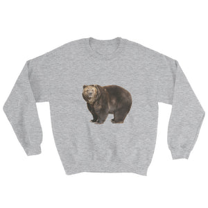 Brown-Bear Print Sweatshirt
