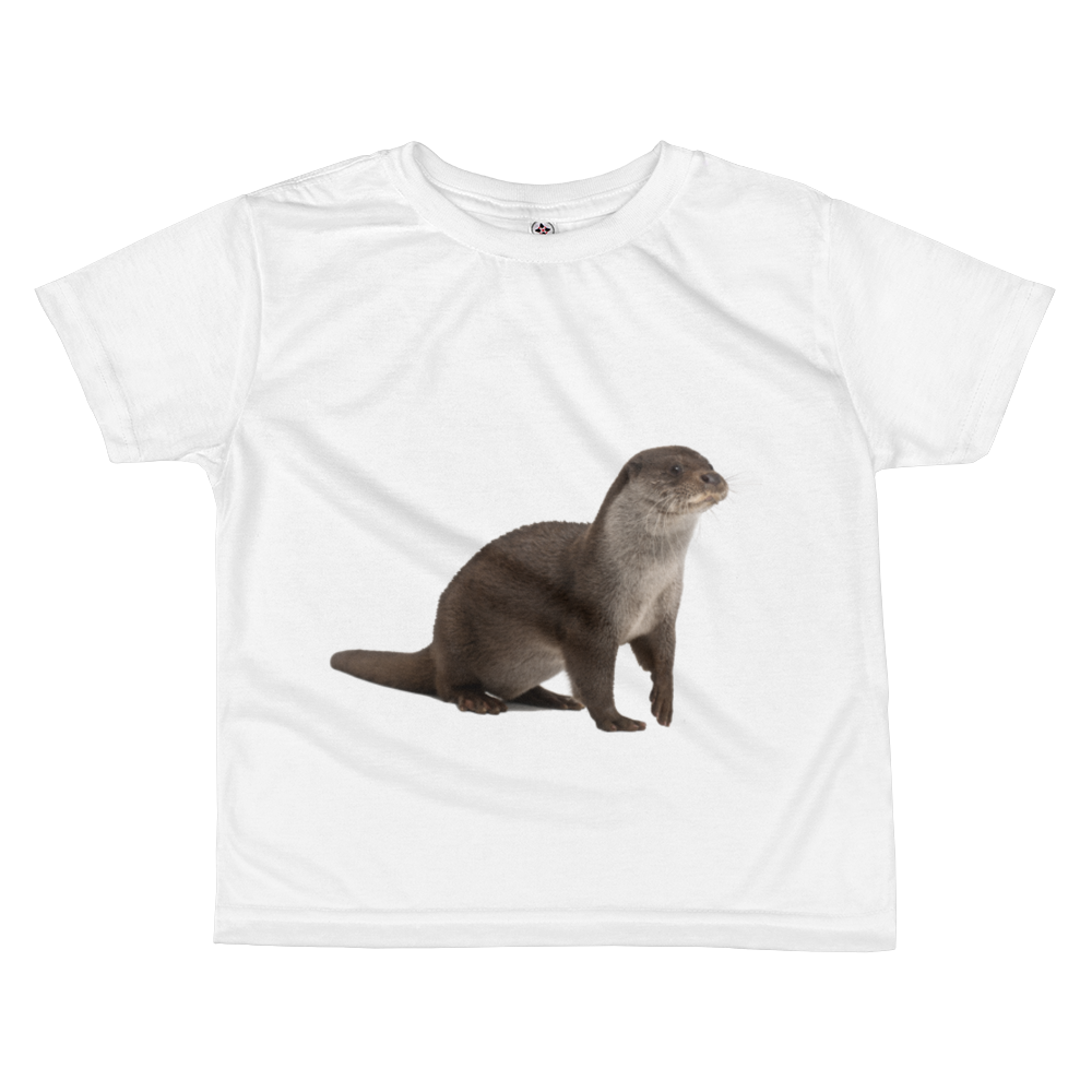 European-Otter Print All-over kids sublimation T-shirt