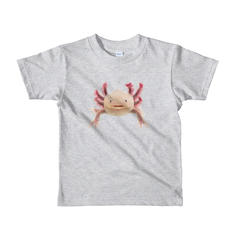 Axolotle Print Short sleeve kids t-shirt