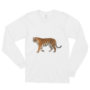 Siberian-Tiger Print Long sleeve t-shirt (unisex)