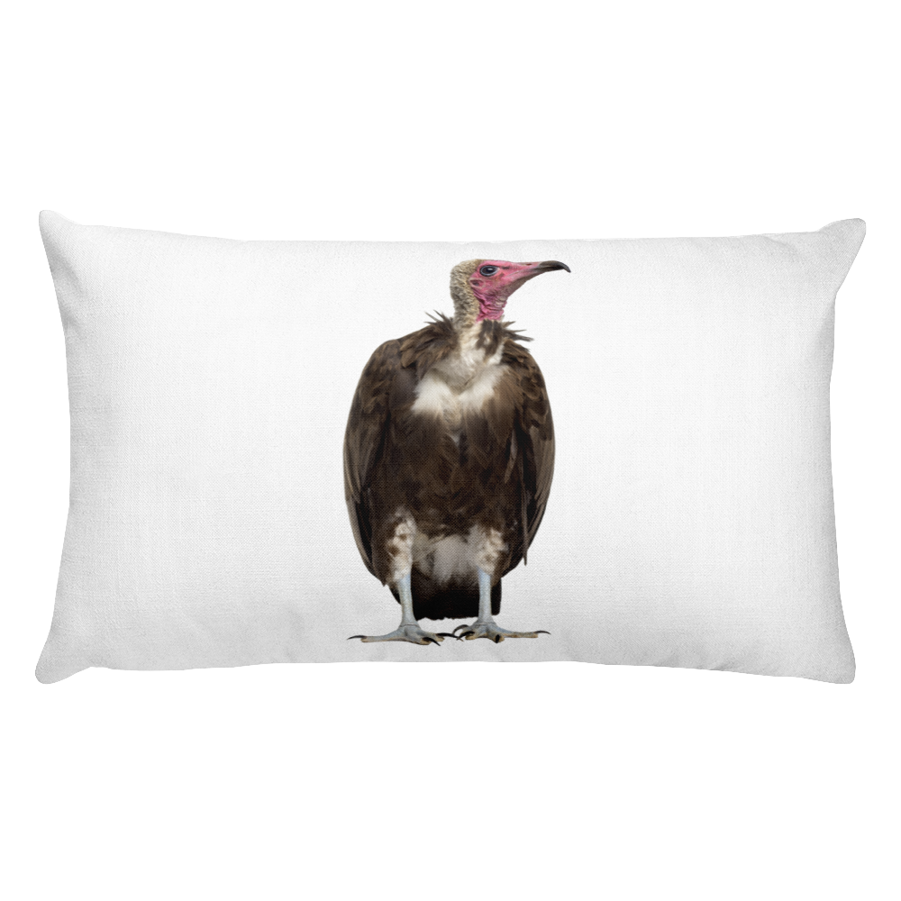 Vulture Print Rectangular Pillow