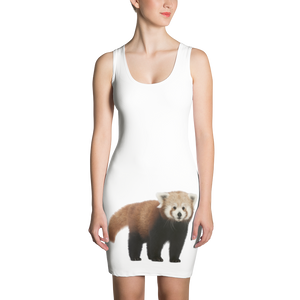 Red-Panda Print Sublimation Cut & Sew Dress