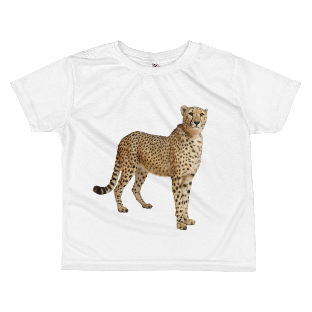 Cheetah Print All-over kids sublimation T-shirt