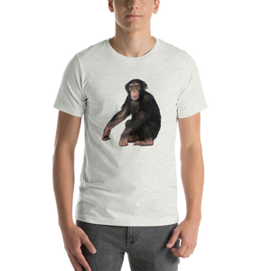 Chimpanzee Print Short-Sleeve Unisex T-Shirt
