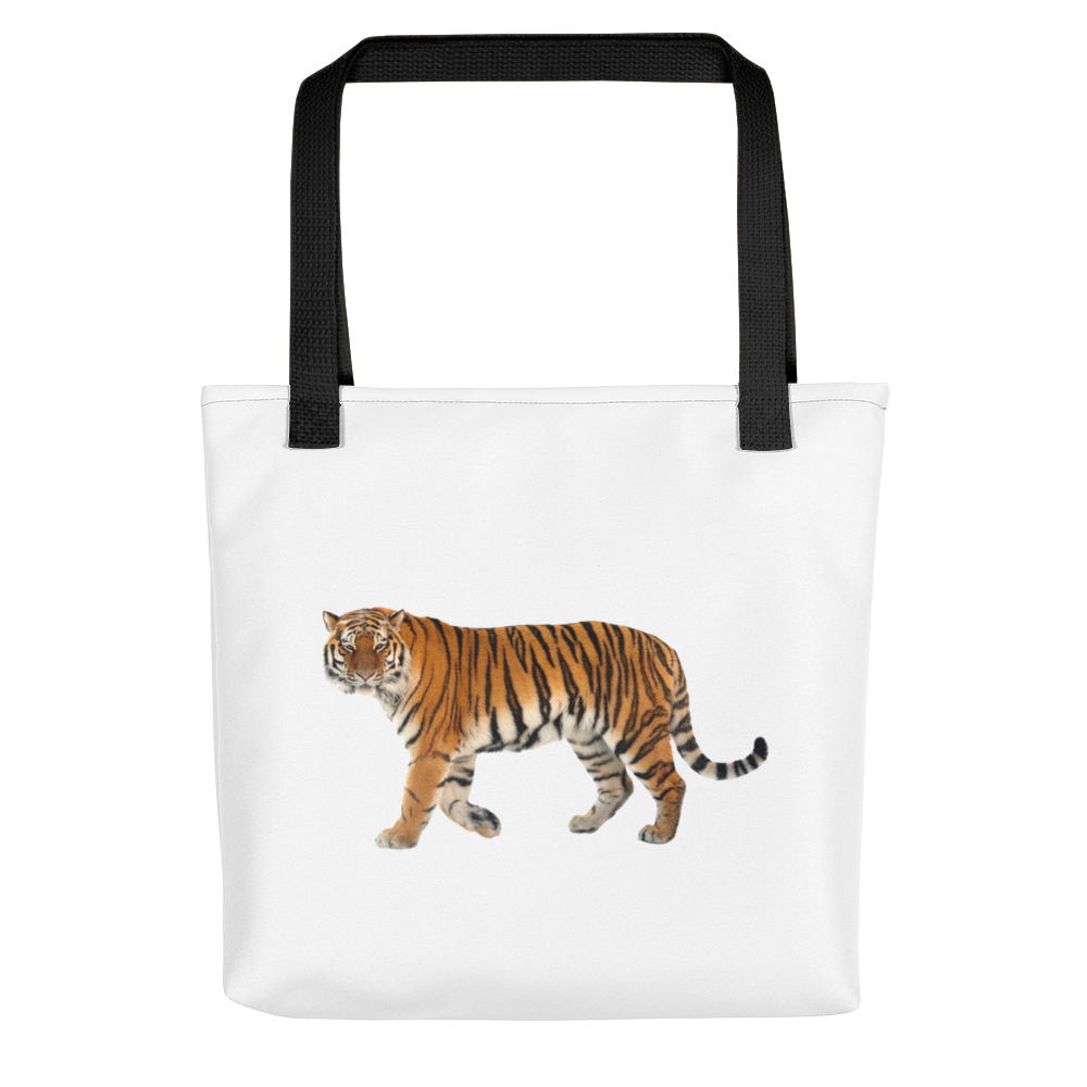 Siberian-Tiger Print Tote bag
