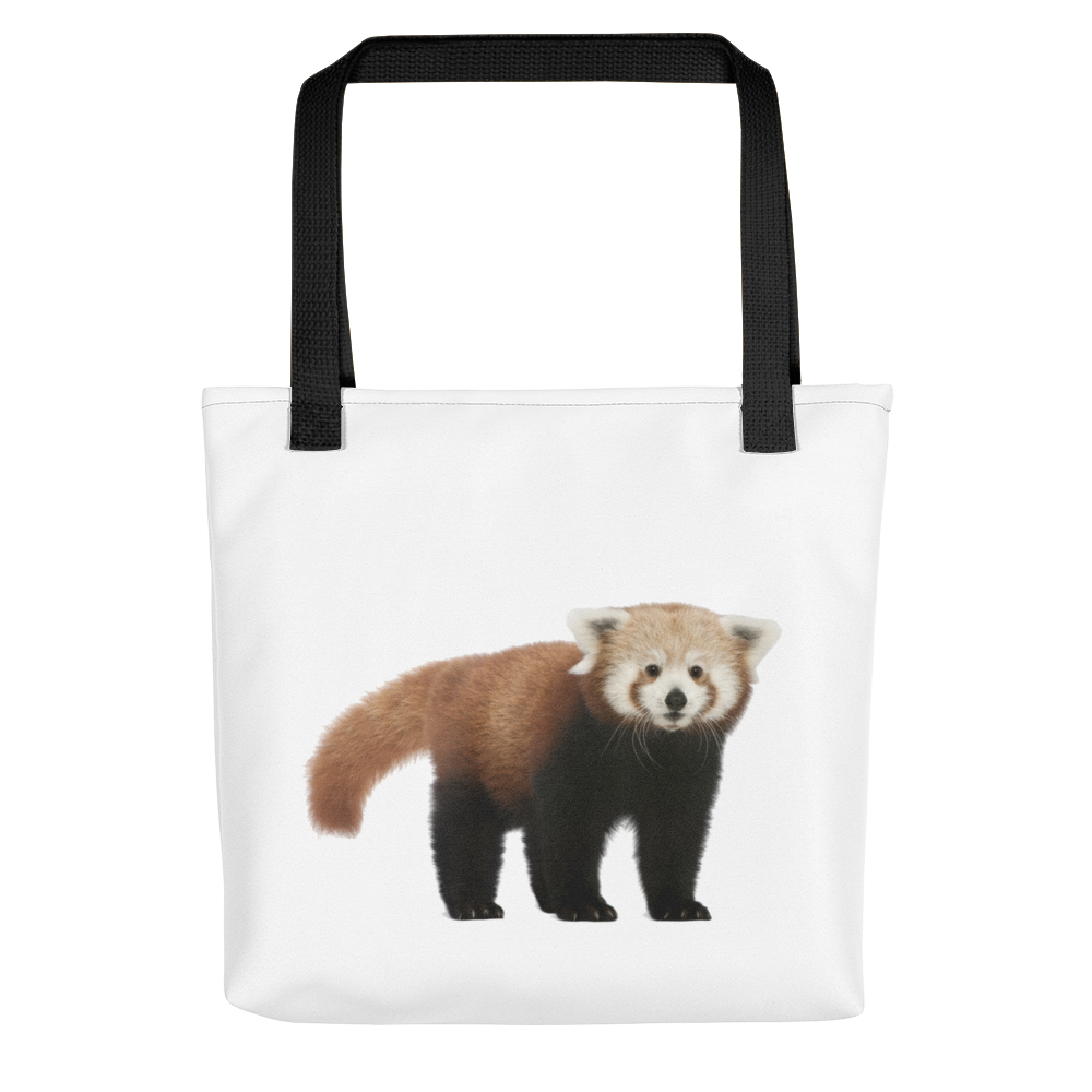 Red-Panda Print Tote bag