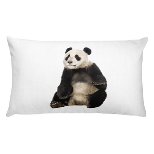 Giant-Panda Print Rectangular Pillow