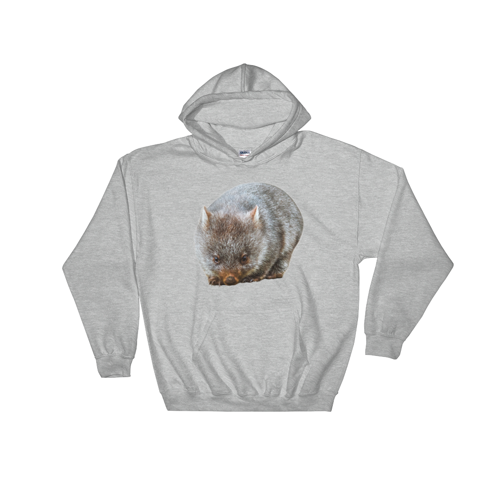 Wombat Print Hooded Sweatshirt