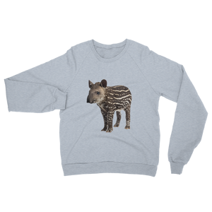 Tapir- print Unisex California Fleece Raglan Sweatshirt