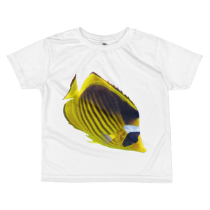Butterfly-Fish Print All-over kids sublimation T-shirt