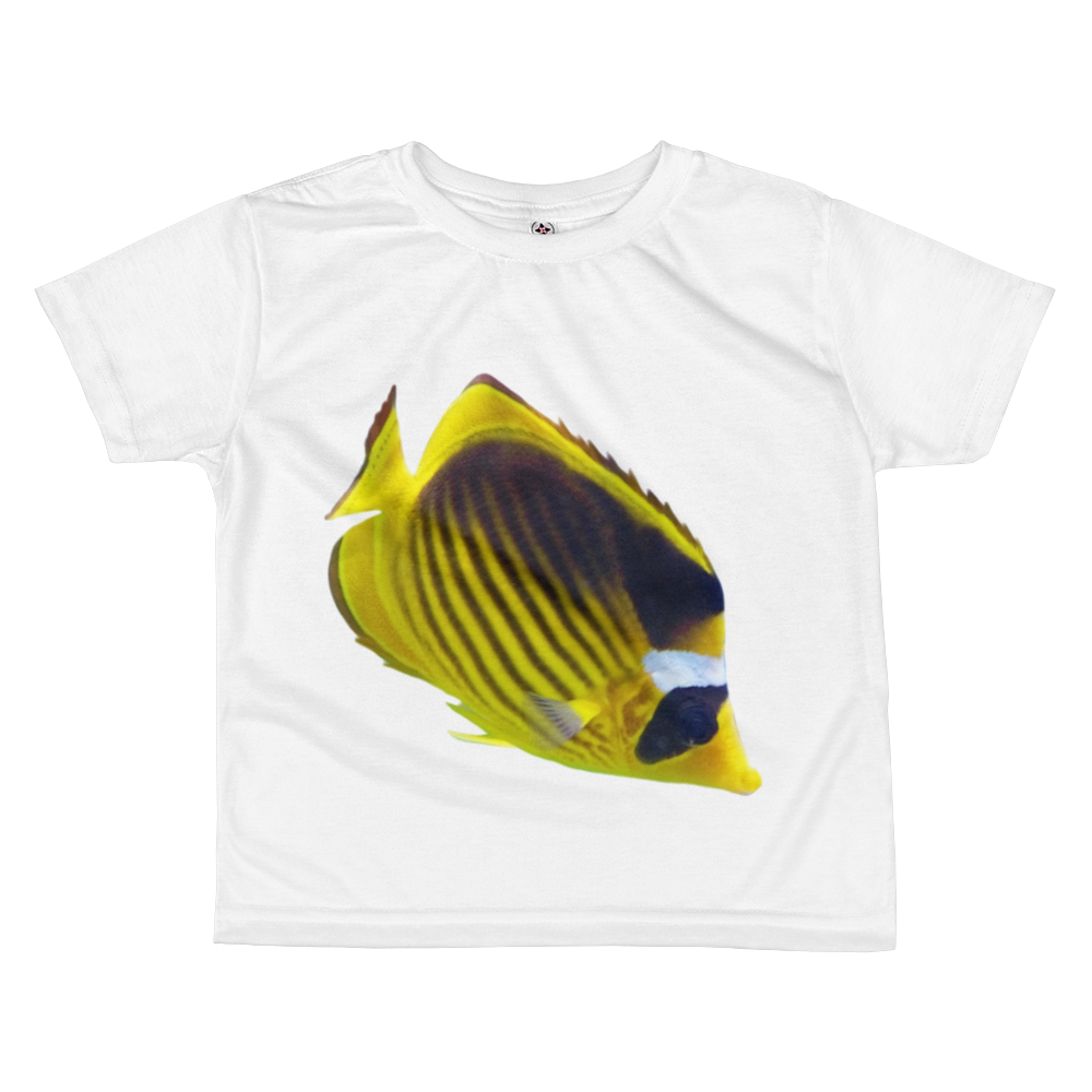 Butterfly-Fish Print All-over kids sublimation T-shirt
