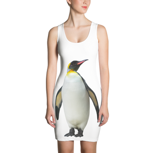 Emperor-Penguin Print Sublimation Cut & Sew Dress