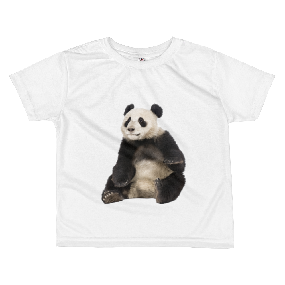 Giant-Panda Print All-over kids sublimation T-shirt