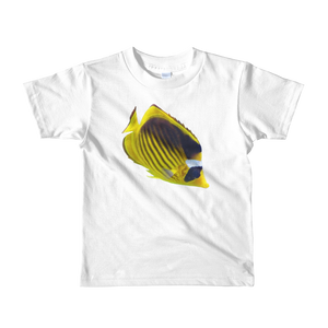 Butterfly-Fish Print Short sleeve kids t-shirt