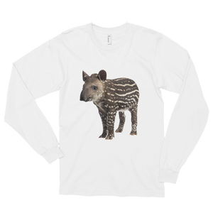 Tapir Print Long sleeve t-shirt (unisex)
